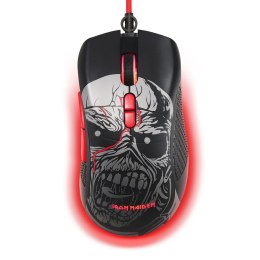 Mysz gamingowa przewodowa LED 7200 DPI Subsonic Iron Maiden