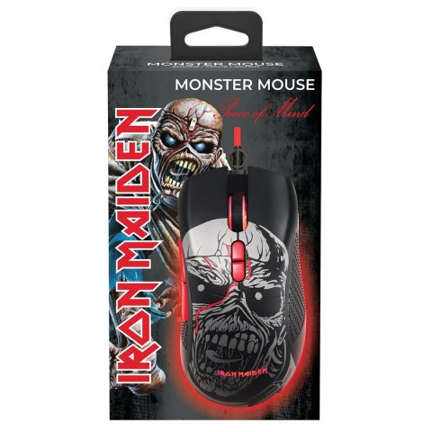 Mysz gamingowa przewodowa LED 7200 DPI Subsonic Iron Maiden