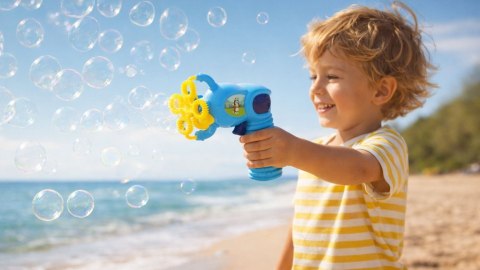 Pistolet do baniek mydlanych Bluey Bubble Flurry dla dzieci maszynka