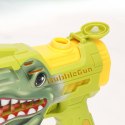 Pistolet do baniek mydlanych Dinozaur maszynka strzelająca bańkami