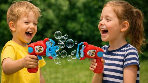 Pistolet do baniek mydlanych Psi Patrol Bubble Flurry bańki Paw Patrol