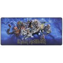 Podkładka XXL Iron Maiden 900x400 mm - gamingowa mata pod mysz i klawiaturę, Eddie, antypoślizgowa, 3 mm