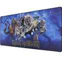 Podkładka XXL Iron Maiden 900x400 mm - gamingowa mata pod mysz i klawiaturę, Eddie, antypoślizgowa, 3 mm
