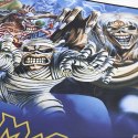 Podkładka XXL Iron Maiden 900x400 mm - gamingowa mata pod mysz i klawiaturę, Eddie, antypoślizgowa, 3 mm