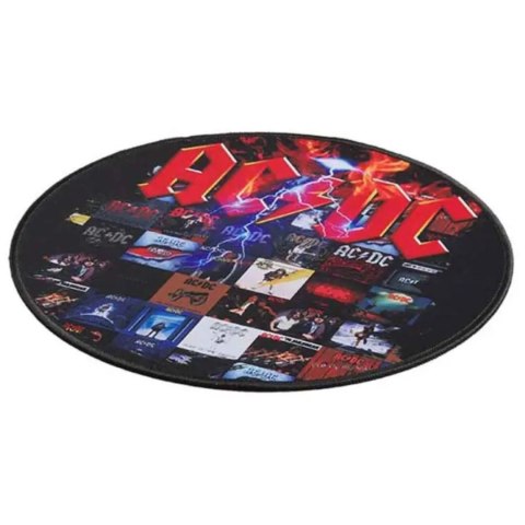 Podkładka pod mysz AC/DC duża Ø30 cm gamingowa rockowa antypoślizgowa