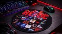 Podkładka pod mysz AC/DC duża Ø30 cm gamingowa rockowa antypoślizgowa