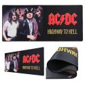 Podkładka pod mysz na biurko AC/DC gamingowa rockowa 90×40 cm XXL