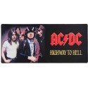 Podkładka pod mysz na biurko AC/DC gamingowa rockowa 90×40 cm XXL