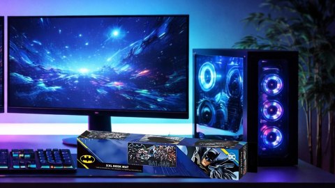 Podkładka pod mysz na biurko Batman Story DC Comics gaming 90×40 cm XXL