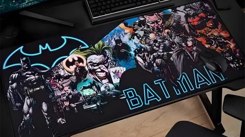 Podkładka pod mysz na biurko Batman Story DC Comics gaming 90×40 cm XXL
