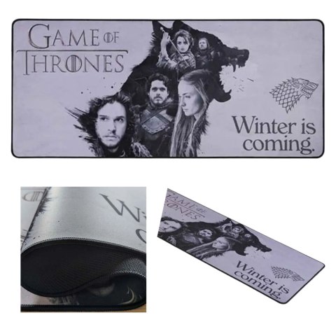 Podkładka pod mysz na biurko Game of Thrones Stark Gra o Tron XXL 90×40 cm