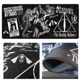Podkładka pod mysz na biurko XXL Harry Potter Voldemort Insygnia 90×40 cm