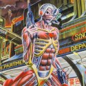 Podkładka pod mysz na biurko XXL Iron Maiden Somewhere in Time 90×40 cm