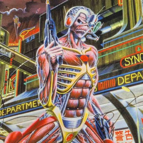Podkładka pod mysz na biurko XXL Iron Maiden Somewhere in Time 90×40 cm