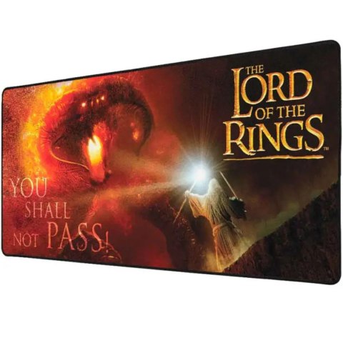 Podkładka pod mysz na biurko XXL Lord of the Rings Gandalf Balrog 90×40 cm