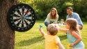 Tarcza magnetyczna do rzutek dwustronna dla dzieci FUN AREA rzutki dart