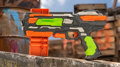 BLASTER NA STRZAŁKI PIANKOWE HIP SHOT FJ8054 6 SZT ZASIĘG 18 M 8+