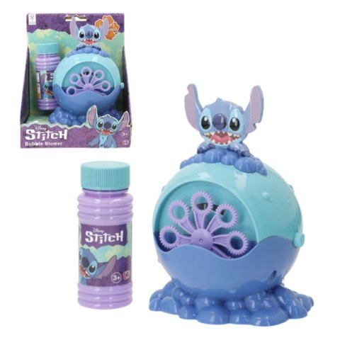 Bańki ze Stitch'em - maszynka do baniek mydlanych Disney Stich + płyn