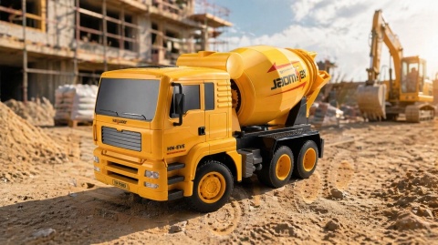 Betoniarka zdalnie sterowana RC 1:18 ciężarówka LED 2.4 GHz na pilot