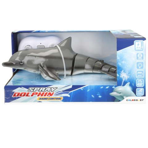 Delfin zdalnie sterowany (aka łódka) RC 2.4 GHz Spray Dolphin światła LED