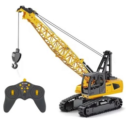 Dźwig zdalnie sterowany RC 2.4 GHz na akumulator obrót 360° LED z pilotem