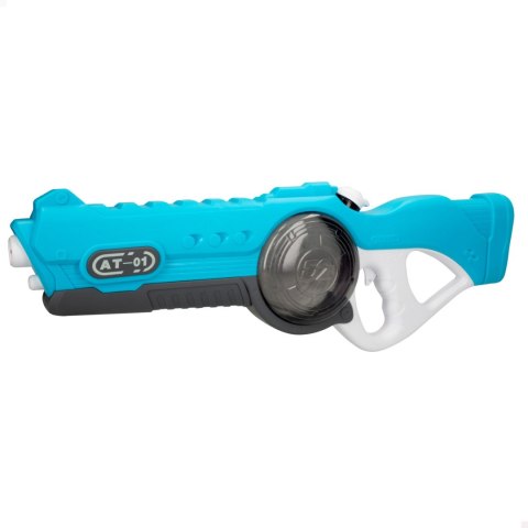 ELEKTRYCZNY PISTOLET NA WODĘ 55CM AQUA WORLD LED DŹWIĘK MOCNY STRUMIEŃ do 8m