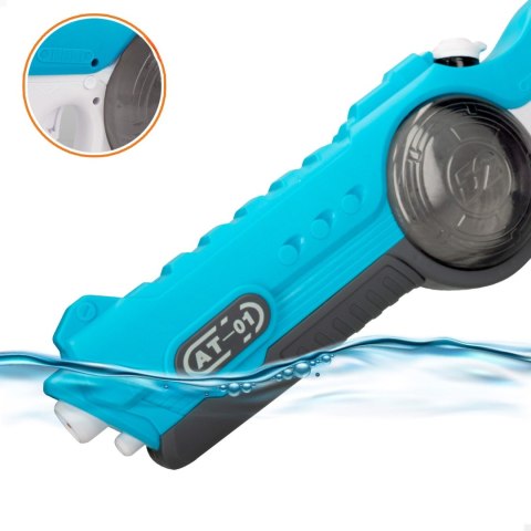 ELEKTRYCZNY PISTOLET NA WODĘ 55CM AQUA WORLD LED DŹWIĘK MOCNY STRUMIEŃ do 8m