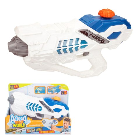 ELEKTRYCZNY PISTOLET NA WODĘ DLA DZIECI AQUA WORLD LED AUTOMATYCZNY 32CM
