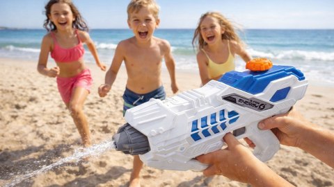 ELEKTRYCZNY PISTOLET NA WODĘ DLA DZIECI AQUA WORLD LED AUTOMATYCZNY 32CM