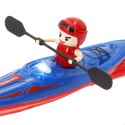 Kajak zdalnie sterowany RC 2.4GHz łódka motorówka River Kayak figurka LED