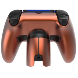 Kontroler bezprzewodowy Deltaco GAM-199-ORANGECOPPER PS5 + Stacja ładująca