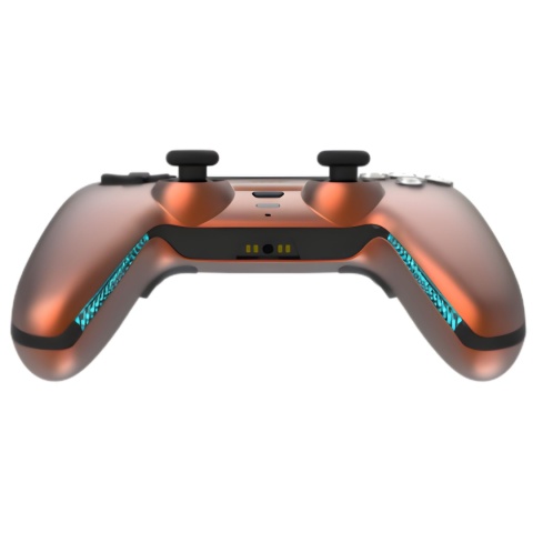 Kontroler bezprzewodowy Deltaco GAM-199-ORANGECOPPER PS5 + Stacja ładująca