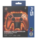 Kontroler bezprzewodowy Deltaco GAM-199-ORANGECOPPER PS5 + Stacja ładująca