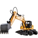 Koparka zdalnie sterowana RC 1:24 2.4 GHz 9CH obrót 360° LED z pilotem
