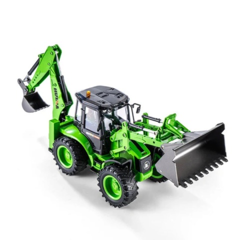 Koparka zdalnie sterowana RC SPYCHACZ 2.4 GHz 9CH podwójne ramie 1:14