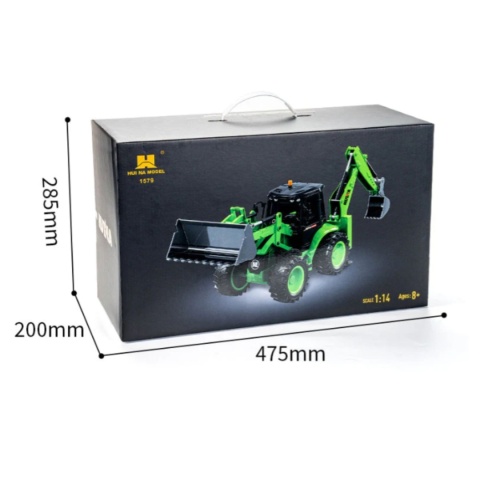 Koparka zdalnie sterowana RC SPYCHACZ 2.4 GHz 9CH podwójne ramie 1:14