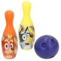 Kręgle dla dzieci Bluey - zestaw bowling 6 kręgli + piłka