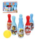 Kręgle zestaw dla dzieci Psi Patrol PAW PATROL - bowling 6 kręgli + piłka