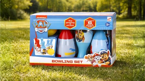 Kręgle zestaw dla dzieci Psi Patrol PAW PATROL - bowling 6 kręgli + piłka
