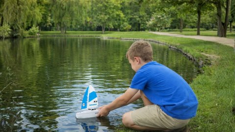 ŁÓDKA ŻAGLOWA RC SAILING BOAT ZDALNIE STEROWANA 2.4 GHz PILOT Żaglówka