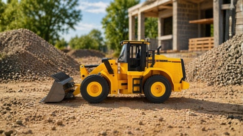 Ładowarka zdalnie sterowana RC 1:16 koparka HUINA 1552 2.4 GHz na pilot