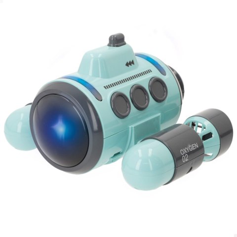 Łódź podwodna zdalniesterowana RC 360° 2.4 GHz wodoodporna światła LED +aku