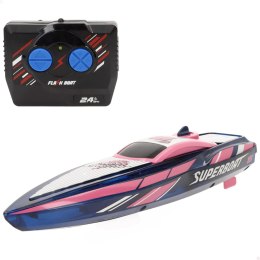 Łódź zdalnie sterowana RC 2.4 GHz motorówka sportowa wyścig Racing Boat LED