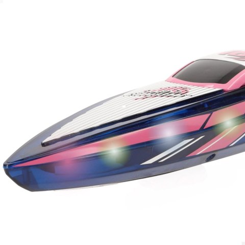 Łódź zdalnie sterowana RC 2.4 GHz motorówka sportowa wyścig Racing Boat LED
