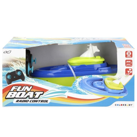 Łódź zdalnie sterowana RC 2.4GHz motorówka FUN BOAT z pilotem