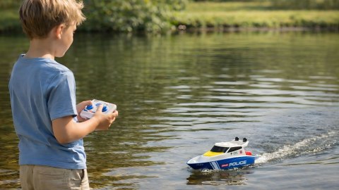 Łódź zdalnie sterowana RC 2.4GHz motorówka łódka policyjna Patrol Boat P111
