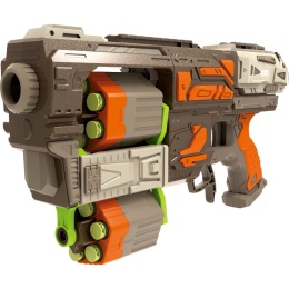 PISTOLET BLASTER BĘBNOWY NA STRZAŁKI PIANKOWE 14 SZT