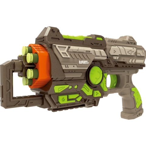 PISTOLET BLASTER HIP SHOT HAMMERHEAD 14 STRZAŁEK BĘBEN 6 SZT 8+