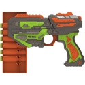 PISTOLET BLASTER NA STRZAŁKI PIANKOWE 6 SZT MANUALNY 8+