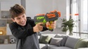 PISTOLET BLASTER NA STRZAŁKI PIANKOWE 6 SZT MANUALNY 8+